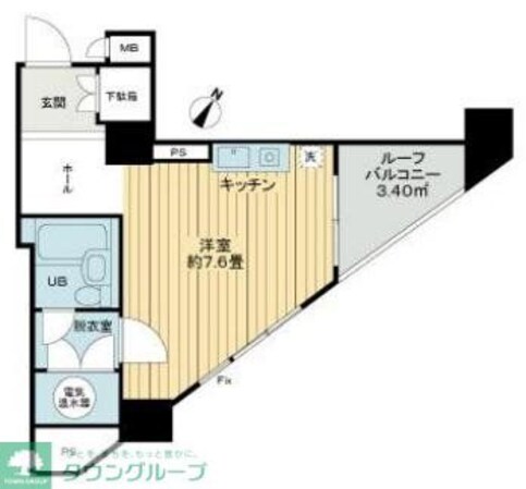 ライオンズマンション初台第3の物件間取画像